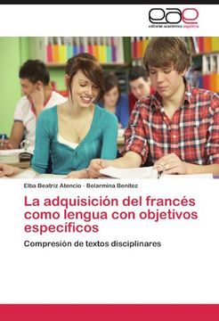 portada La adquisición del francés como lengua con objetivos específicos: Compresión de textos disciplinares