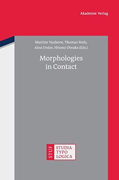 portada Morphologies in Contact (Studia Typologica) [Hardcover ] 
