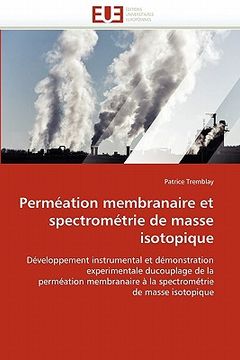 portada permeation membranaire et spectrometrie de masse isotopique (in English)