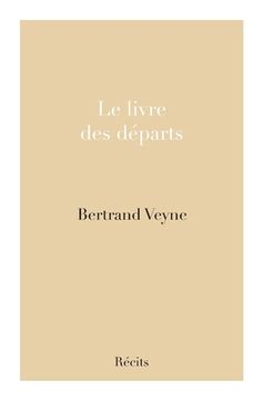 portada Le livre des départs: Récits (in French)