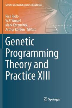 portada Genetic Programming Theory and Practice XIII (in English)