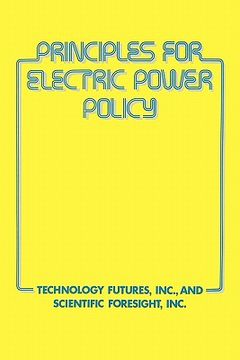 portada principles for electric power policy (in English)