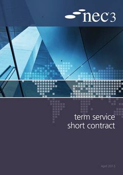 portada Nec3 Term Service Short Contract (Tssc) (in English)