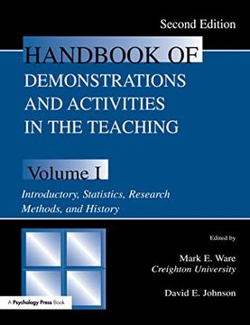 portada Handbook of Demonstrations and Activities in the Teaching of Psychology: Volume I: Introductory, Statistics, Research Methods, and History (in English)