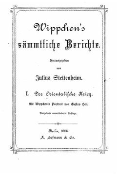 portada Wippchen's Sämmtliche Berichte (German Edition)