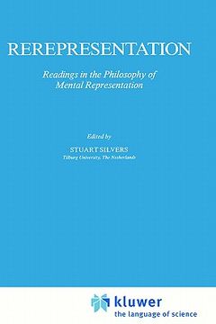 portada rerepresentation: readings in the philosophy of mental representation (en Inglés)
