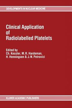 portada Clinical Application of Radiolabelled Platelets (in English)