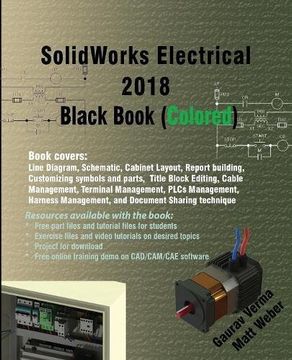 portada SolidWorks Electrical 2018 Black Book (Colored)