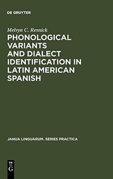 portada Phonological Variants and Dialect Identification in Latin American Spanish 