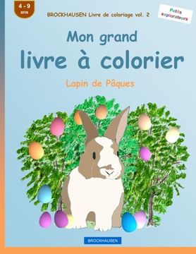 portada BROCKHAUSEN Livre de coloriage vol. 2 - Mon grand livre à colorier: Lapin de Pâques: Volume 2