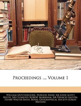 portada proceedings ..., volume 1 (en Inglés)