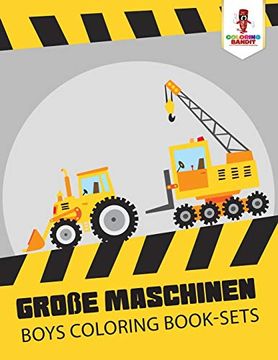 portada Große Maschinen: Boys Coloring Book-Sets (en Alemán)