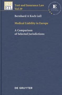 portada medical liability in europe