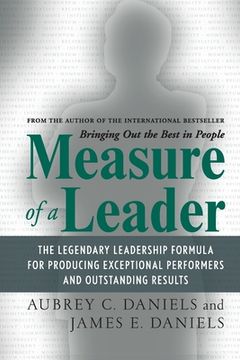 portada Measure of a Leader (Pb) (en Inglés)