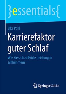 portada Karrierefaktor Guter Schlaf: Wie sie Sich zu Höchstleistungen Schlummern (en Alemán)