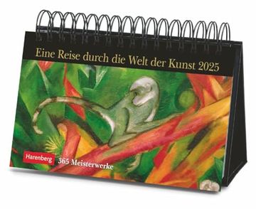 portada Eine Reise Durch die Welt der Kunst Premiumkalender 2025 - 365 Meisterwerke (en Alemán)