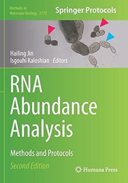 portada Rna Abundance Analysis: Methods and Protocols (Methods in Molecular Biology) (en Inglés)