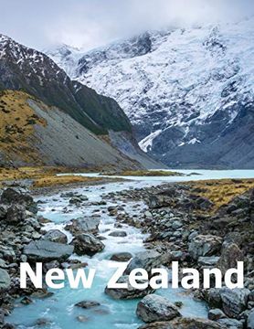 portada New Zealand: Coffee Table Photography Travel Picture Book Album of an Oceania Island and Auckland City Large Size Photos Cover 