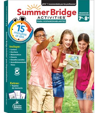 portada Summer Bridge Activities Spanish 7-8, Grades 7 - 8 (in English)