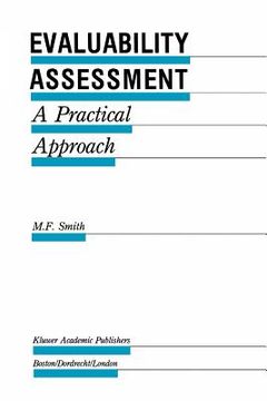 portada evaluability assessment: a practical approach (en Inglés)