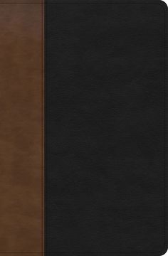 portada KJV Personal Size Giant Print Bible, Black/Brown Leathertouch, Indexed (en Inglés)