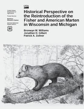 portada Historical Perspective on the Reintroduction of the Fisher and American Marten in Wisconsin and Michigan (en Inglés)
