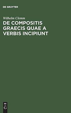 portada De Compositis Graecis Quae a Verbis Incipiunt (en Latin)