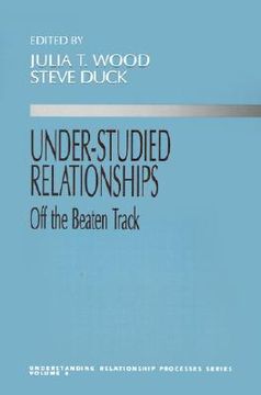 portada under studied relationships: off the beaten track (en Inglés)