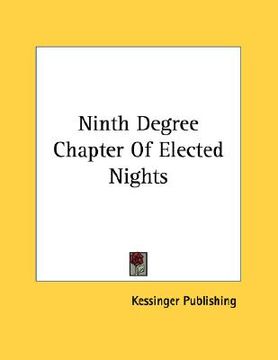 portada ninth degree chapter of elected nights