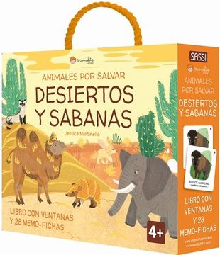portada Desiertos y Sabanas (Animales por Salvar) (in Spanish)