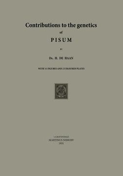 portada Contributions to the Genetics of Pisum (en Inglés)