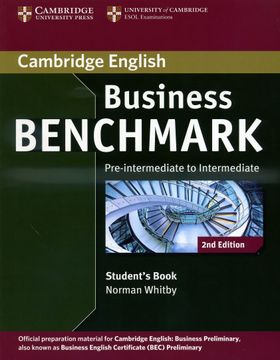 portada Business Benchmark Pre-Intermediate - Intermediate Business Preliminary Student's Book (en Inglés)