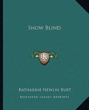 portada snow blind (en Inglés)