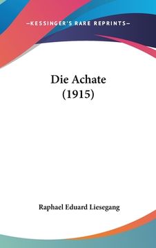 portada Die Achate (1915) (en Alemán)