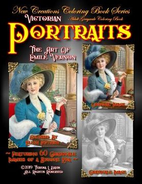 portada New Creations Coloring Book Series: Victorian Portraits - The Art of Emile Vernon (in English)