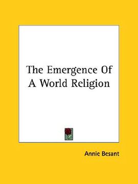portada the emergence of a world religion