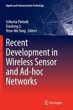 portada Recent Development in Wireless Sensor and Ad-Hoc Networks (en Inglés)