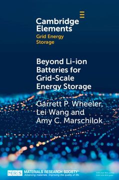portada Beyond Li-Ion Batteries for Grid-Scale Energy Storage (Elements in Grid Energy Storage) (en Inglés)