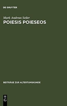 portada Poiesis Poieseos (Beiträge zur Altertumskunde) (en Alemán)