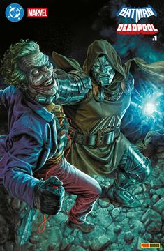 CROSSOVER BATMAN X DEADPOOL N.01_VARIANTE 3 - Portada glow in the dark