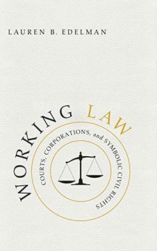portada Working Law: Courts, Corporations, and Symbolic Civil Rights (Chicago Series in law and Society) (en Inglés)