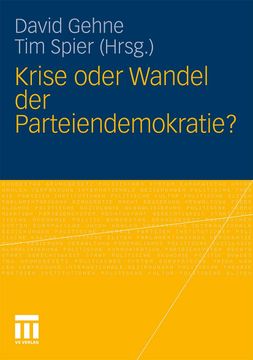 portada Krise Oder Wandel der Parteiendemokratie? De David h. Gehne(Springer pg) (en Alemán)