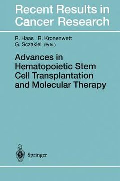 portada advances in hematopoietic stem cell transplantation and molecular therapy (en Inglés)