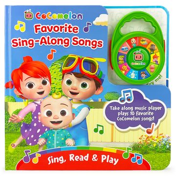 portada Cocomelon Favorite Sing-Along Songs - Children'S Deluxe Music Player toy and Board Book Set, Ages 1-5 