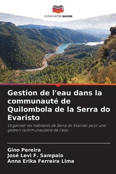 portada Gestion de l'eau dans la communauté de Quilombola de la Serra do Evaristo (in French)