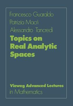 portada Topics on Real Analytic Spaces (en Alemán)