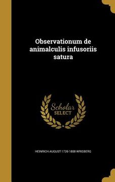 portada Observationum de animalculis infusoriis satura (en Latin)