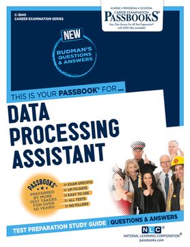 portada Data Processing Assistant (C-3840): Passbooks Study Guide Volume 3840 (en Inglés)