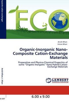 portada organic-inorganic nano-composite cation-exchange materials (en Inglés)