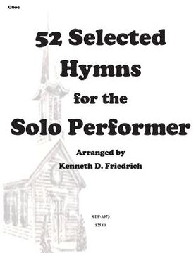 portada 52 Selected Hymns for the Solo Performer-oboe version (en Inglés)